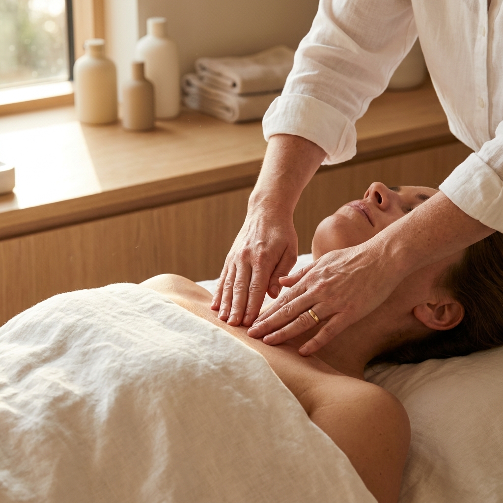 Certified lymphatic drainage therapist at The Body Temple Spa